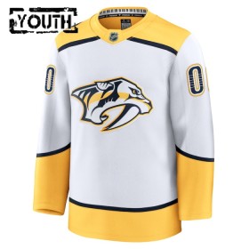 Nashville Predators Fanatics Premium Custom 2024-25 Auswärts Weiss Trikot - Kinder